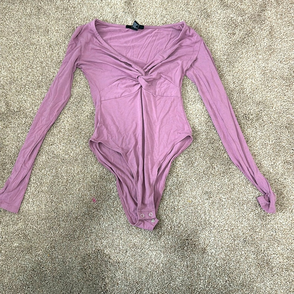 Mauve bodysuit from Forever 21. Size S